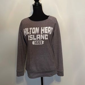 Hilton Head Island Women's Gray Sweatshirt